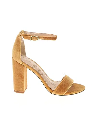 Pre-owned Sam Edelman Sandals In Gold