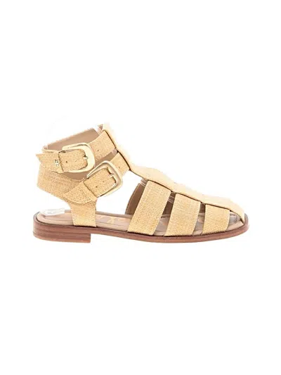 Pre-owned Sam Edelman Sandals In Gold
