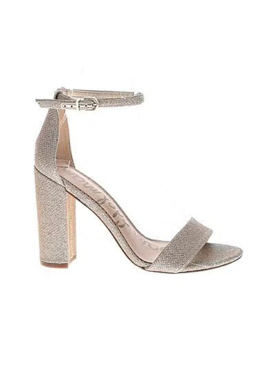 Pre-owned Sam Edelman Sandals In Gold
