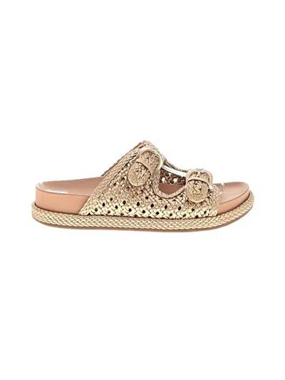 Pre-owned Sam Edelman Sandals In Gold