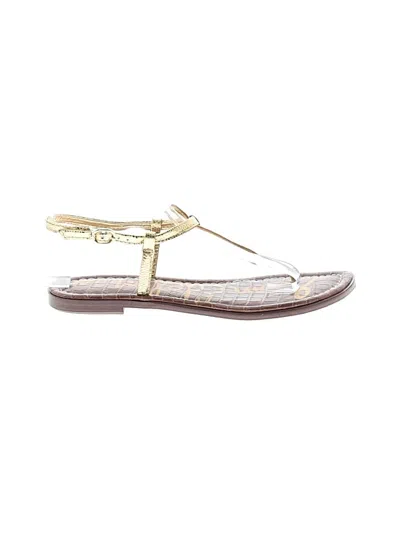 Pre-owned Sam Edelman Sandals In Gold
