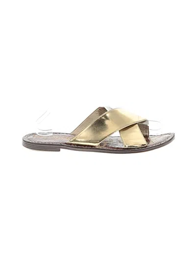 Pre-owned Sam Edelman Sandals In Gold