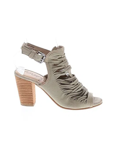 Pre-owned Sam Edelman Sandals In Gray
