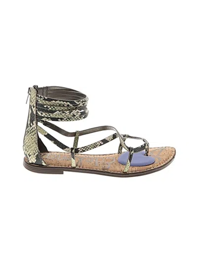 Pre-owned Sam Edelman Sandals In Green