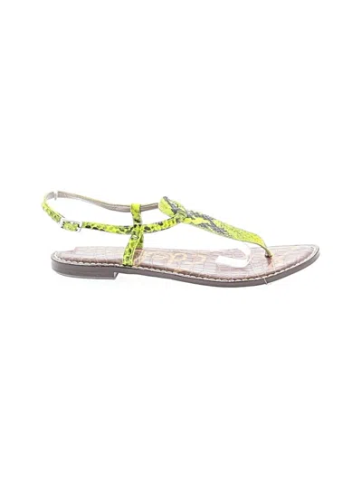 Pre-owned Sam Edelman Sandals In Green