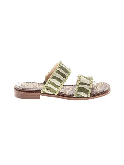 Pre-owned Sam Edelman Sandals In Green