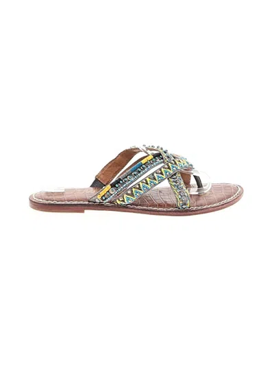 Pre-owned Sam Edelman Sandals In Green