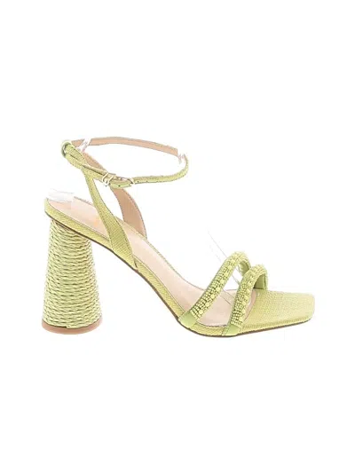 Pre-owned Sam Edelman Sandals In Green