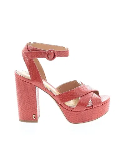 Pre-owned Sam Edelman Sandals In Orange