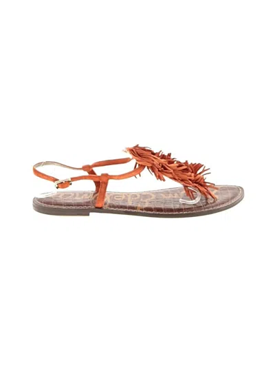 Pre-owned Sam Edelman Sandals In Orange