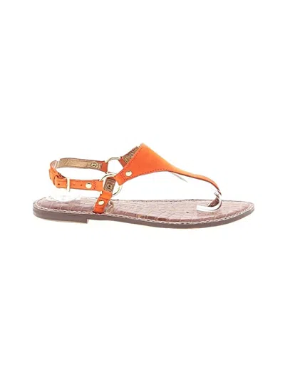 Pre-owned Sam Edelman Sandals In Orange