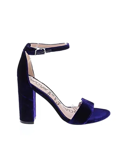 Pre-owned Sam Edelman Sandals In Purple