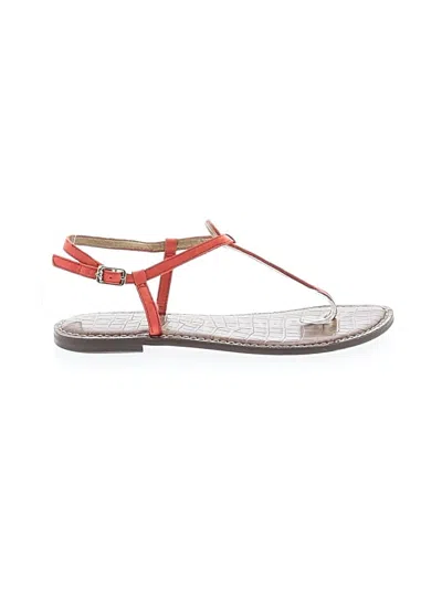 Pre-owned Sam Edelman Sandals In Red