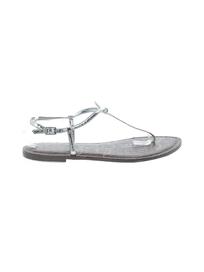 Pre-owned Sam Edelman Sandals In Silver