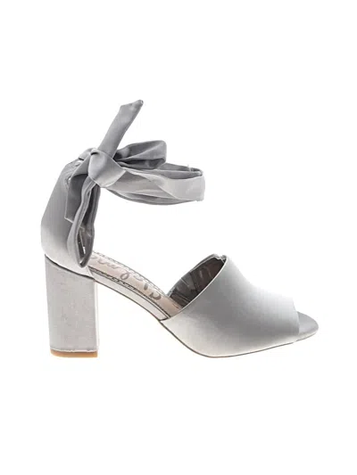 Pre-owned Sam Edelman Sandals In Silver
