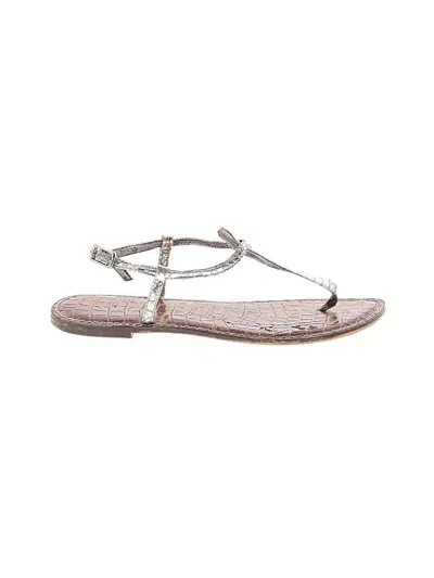 Pre-owned Sam Edelman Sandals In Silver