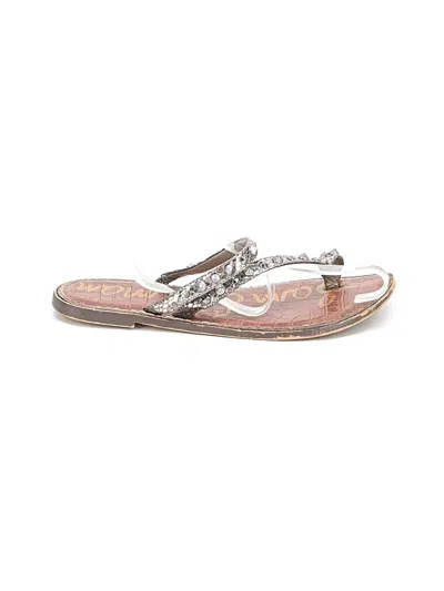 Pre-owned Sam Edelman Sandals In Silver