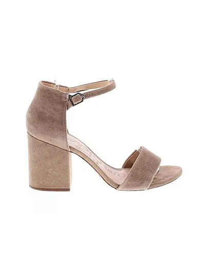 Pre-owned Sam Edelman Sandals In Tan