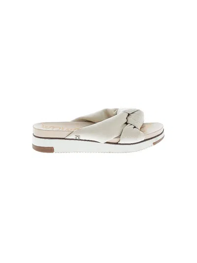 Pre-owned Sam Edelman Sandals In White