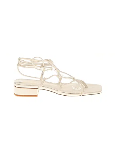Pre-owned Sam Edelman Sandals In White