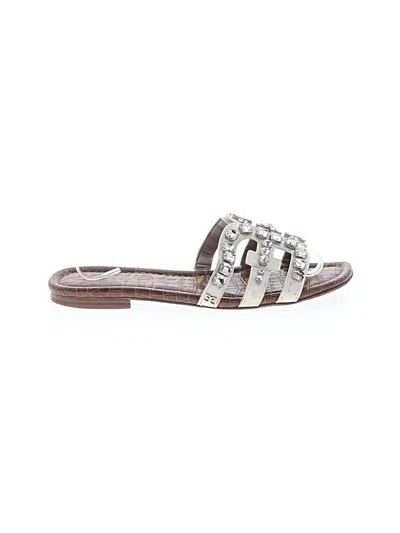 Pre-owned Sam Edelman Sandals In White