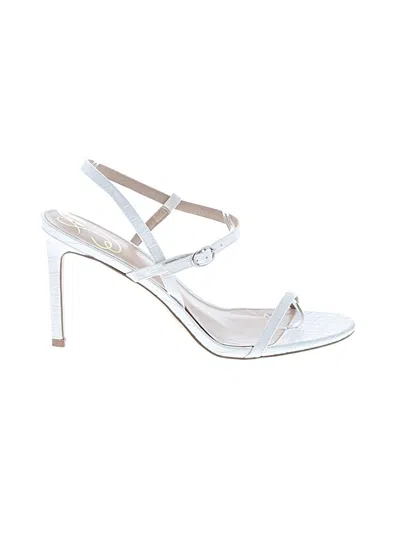 Pre-owned Sam Edelman Sandals In White