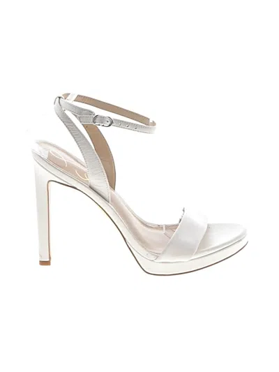 Pre-owned Sam Edelman Sandals In White