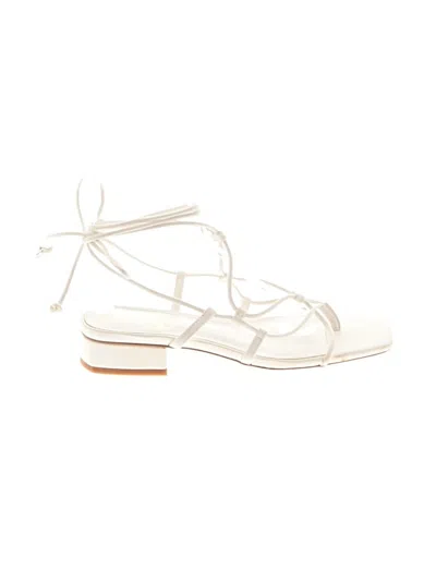 Pre-owned Sam Edelman Sandals In White