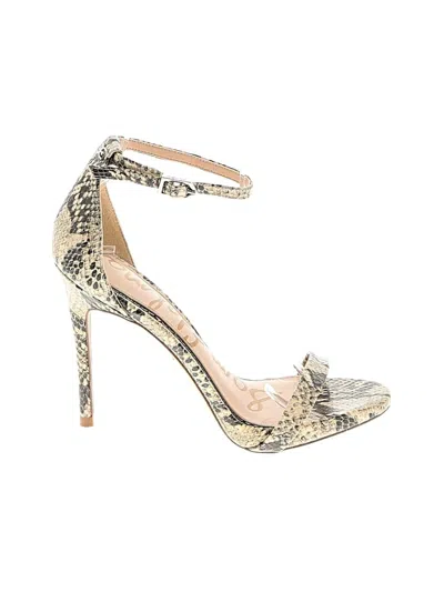 Pre-owned Sam Edelman Sandals In White