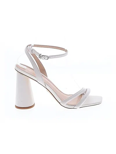 Pre-owned Sam Edelman Sandals In White
