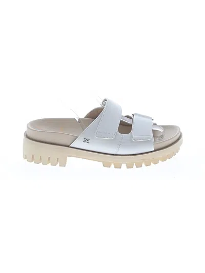 Pre-owned Sam Edelman Sandals In White