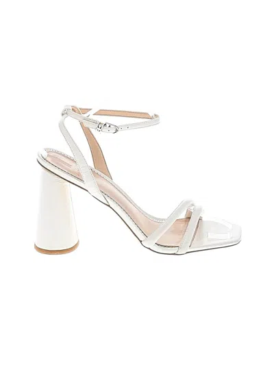 Pre-owned Sam Edelman Sandals In White
