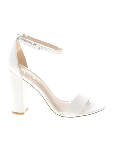 Pre-owned Sam Edelman Sandals In White