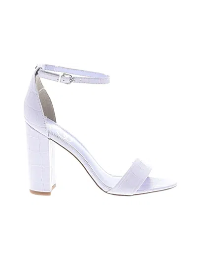 Pre-owned Sam Edelman Sandals In White