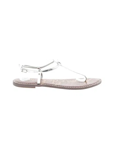 Pre-owned Sam Edelman Sandals In White