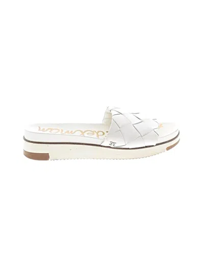 Pre-owned Sam Edelman Sandals In White