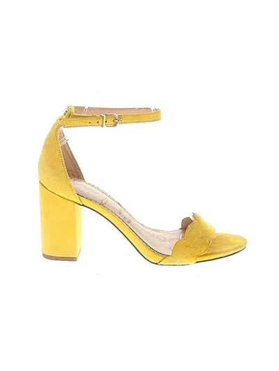 Pre-owned Sam Edelman Sandals In Yellow