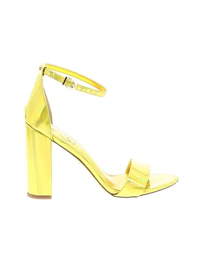Pre-owned Sam Edelman Sandals In Yellow