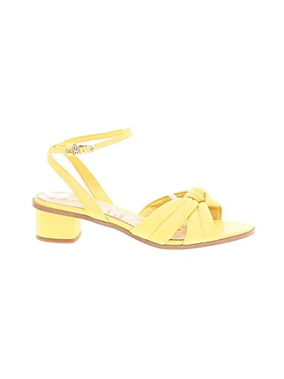 Pre-owned Sam Edelman Sandals In Yellow
