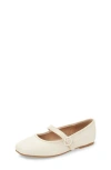 Sam Edelman Sandra Sabrina Mary Jane Flat In White