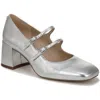 Sam Edelman Sarah Mary Jane Pump In Silver