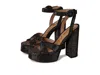 Sam Edelman Savannah Ankle Strap Platform Sandal In Black