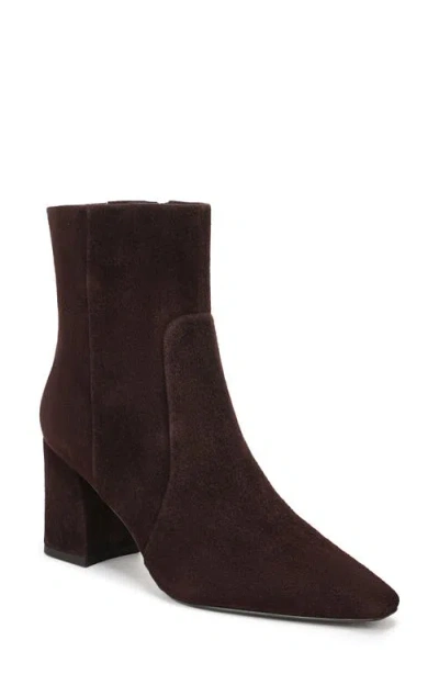 Sam Edelman Scottie Block Heel Bootie In Brown
