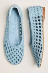 Sam Edelman Shira Woven Ballet Flats In Blue