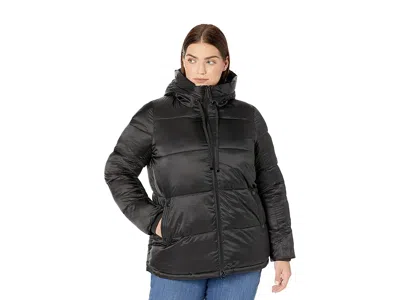 Sam Edelman Short Puffer Women's Clothing Black: Md (us 8-10)