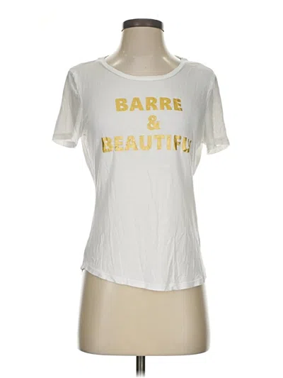 Pre-owned Sam Edelman Short Sleeve T-shirt In White