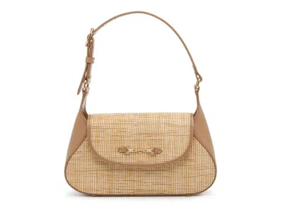 Sam Edelman Signature Collect Finline Shoulder Bag In Brown