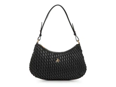 Sam Edelman Signature Collect Marlita Leather Shoulder Bag In Black