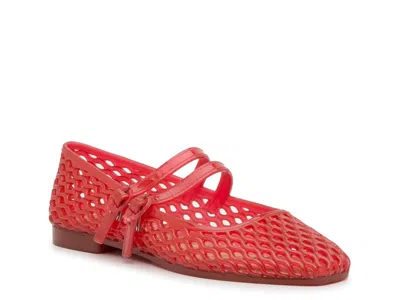Sam Edelman Signature Collect Mila Mary Jane Flat In Red