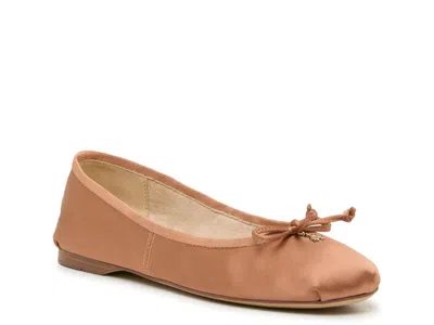 Sam Edelman Signature Collect Zane Ballet Flat In Blush Satin